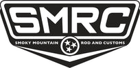 Logo of Smoky Mountain Rod and Customs with a black border on a white background